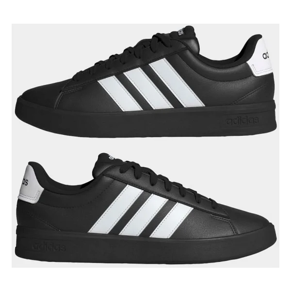 Adidas Grand Court 3.0 Ih1476 Siyah Erkek Sneaker - Görsel 2