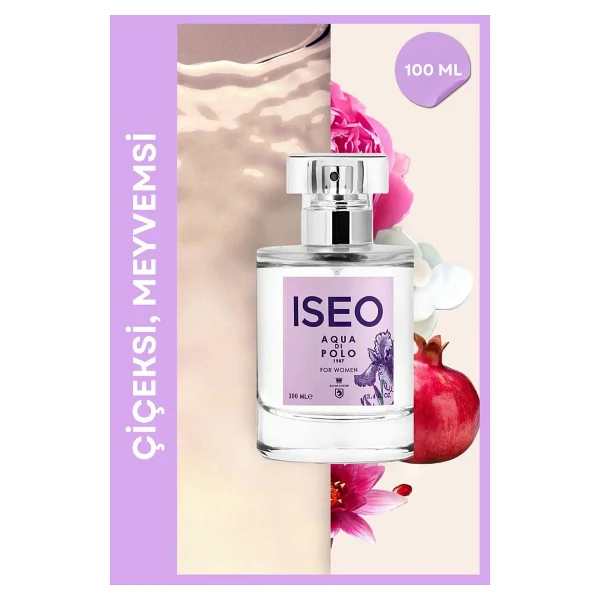 Aqua Di Polo 1987 Iseo EDP Kadın Parfüm 100 ml Meyveli, Çiçeksi Nar, Lotus, Manolya, Şakayık, Amber, Misk - Görsel 7