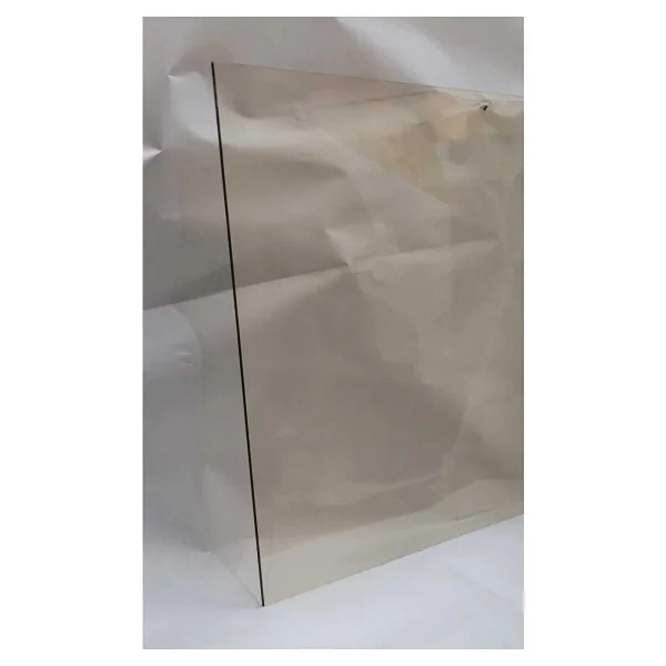 60 X 58.5 Yüksek Isıya Dayanıklı Şömine Kuzine Soba Camı 4 Mm - Seramik Cam (Bal Rengi, Şeffaf) - Görsel 2