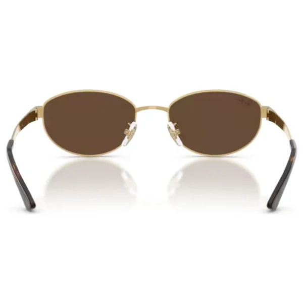 Ray-Ban 3774d 001/73 Arista Gold-Dark Brown Güneş Gözlüğü - Görsel 3