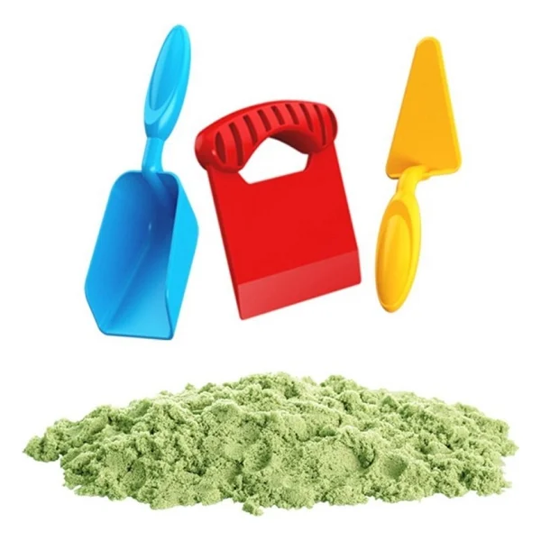 Art Craft Aksesuarlı Yeşil Kinetik Oyun Kumu 1000 Gr 03692 - Görsel 7