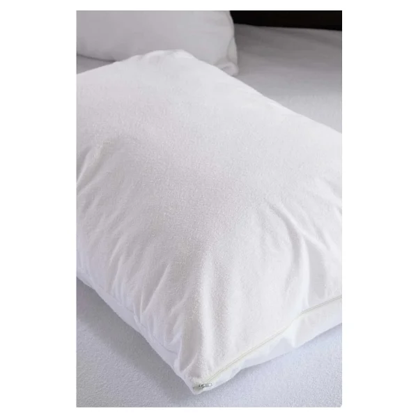 Formeya Pamukkale %100 Pamuk Su Sıvı Geçirmez Yastık Koruyucu Alez 50x70 Cm 1 Adet - 50 X 70 - Beyaz - Görsel 4