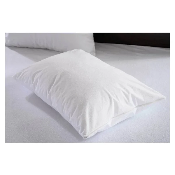 Formeya Pamukkale %100 Pamuk Su Sıvı Geçirmez Yastık Koruyucu Alez 50x70 Cm 1 Adet - 50 X 70 - Beyaz - Görsel 5