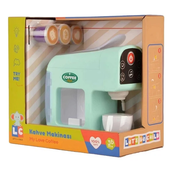 Let's Be Child Dokunmatik Ekranlı Ve Sesli Oyuncak Kahve Makinesi Lc-30990 - Görsel 6