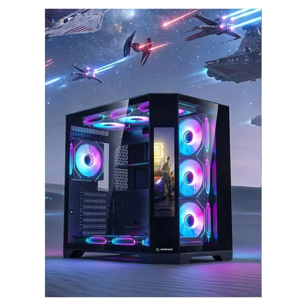 Rampage Nova Lcd Ekran Argb Fanlı Atx Oyuncu Kasası - Görsel 6