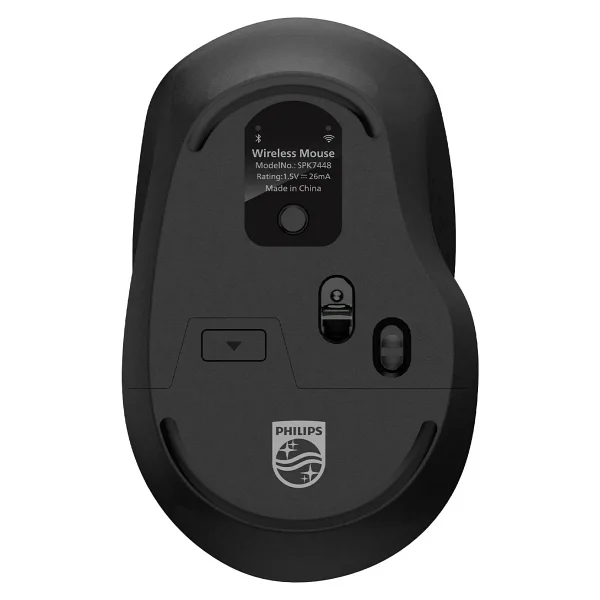 Philips Spk7448b Siyah Sessiz Optik Kablosuz Mouse - Görsel 9