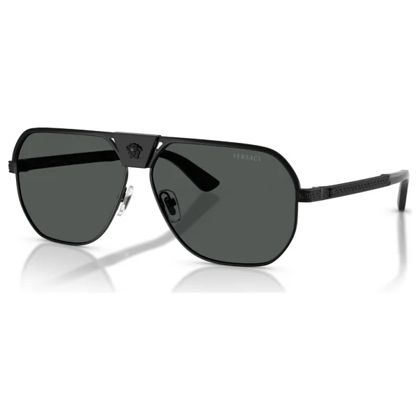 Versace Ve2294 126187 Matte Black-Dark Grey Erkek Güneş Gözlüğü - Görsel 6