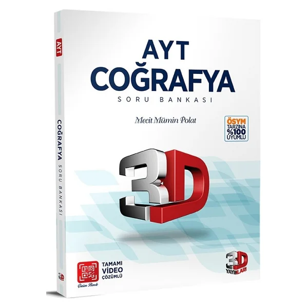 3d Yayınları Ayt Coğrafya Soru Bankası - Görsel 2