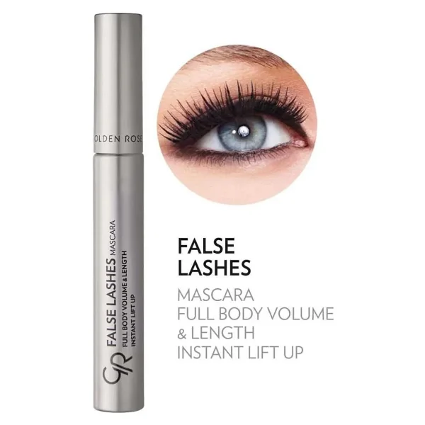 Golden Rose False Lashes Hacim Veren Siyah Maskara - Görsel 7
