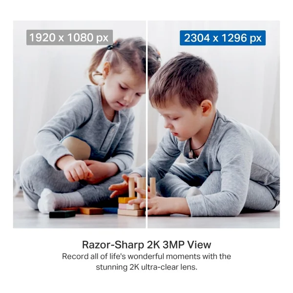 Tp-Link Tapo C211 (2-Pack) 2k 3mp Yatay Ve Dikey Ev Güvenliği Wi-Fi Kamerası 2'li - Görsel 6