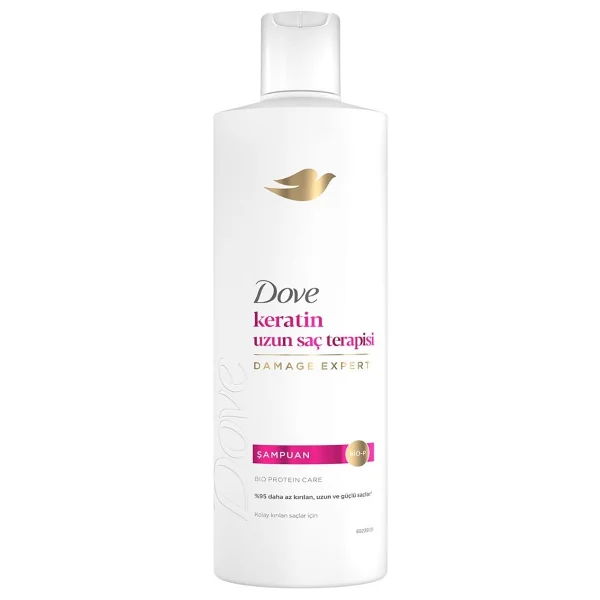 Dove Keratin Uzun Saç Terapisi 375 Ml Şampuan - Görsel 8