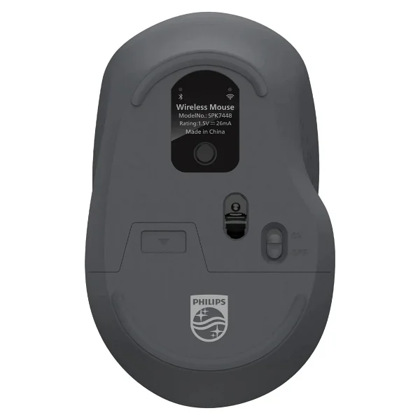 Philips Spk7448g Gri Sessiz Optik Kablosuz Mouse - Görsel 9