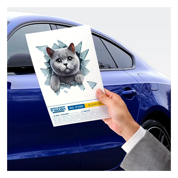 Fulcar British Araç Stickerı - Görsel 3
