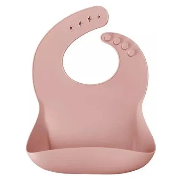 Oioi Basics Silikon Önlük Pembe - Görsel 4