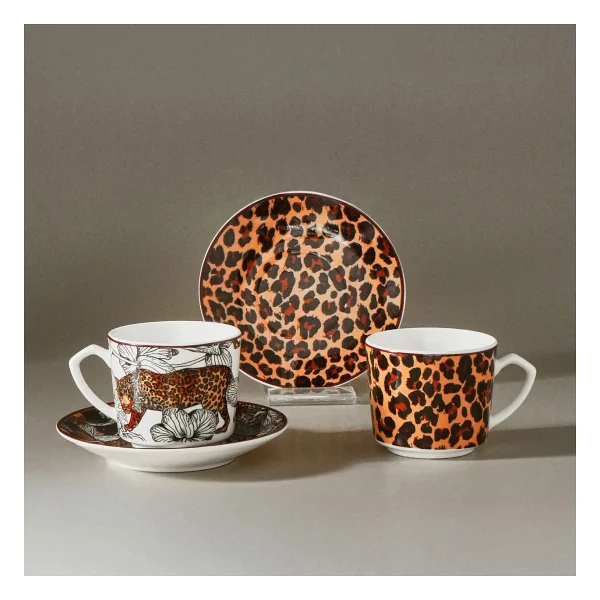 Karaca Tiger 2 Kişilik Kahve Fincan Takımı 80 Ml - Görsel 9