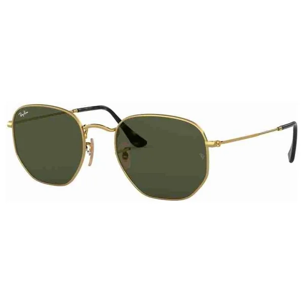 Ray-Ban Hexagonal 3548n 001 Gold-Green Güneş Gözlüğü - Görsel 10