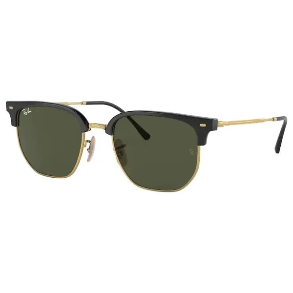 Ray-Ban New Clubmaster 4416 601/31 Black/Gold-Green Güneş Gözlüğü - Görsel 6