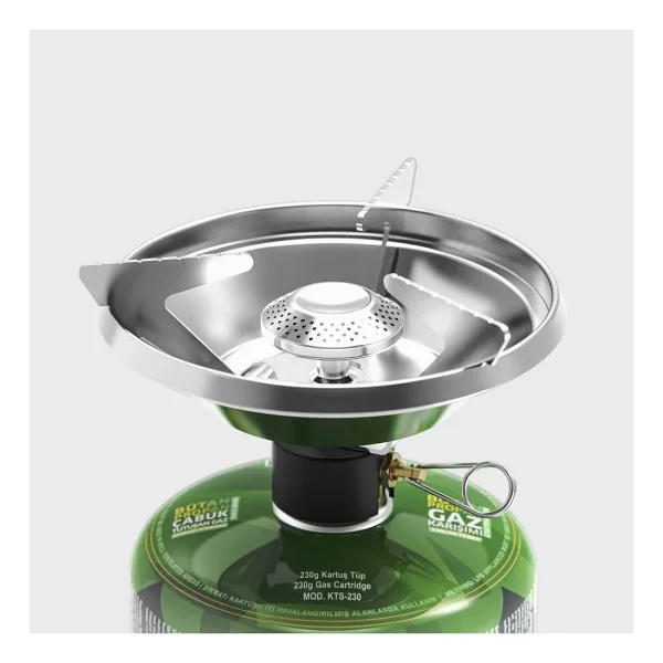 Orcamp Ck-193-230 230 Gr Kartuşlu Çakmaklı Rüzgarlıklı Kamp Ocağı - Görsel 3