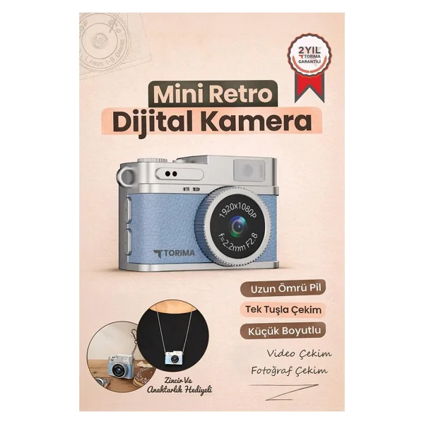 Torima Cmr35 Siyah Dijital Fotoğraf Makinesi - Görsel 8