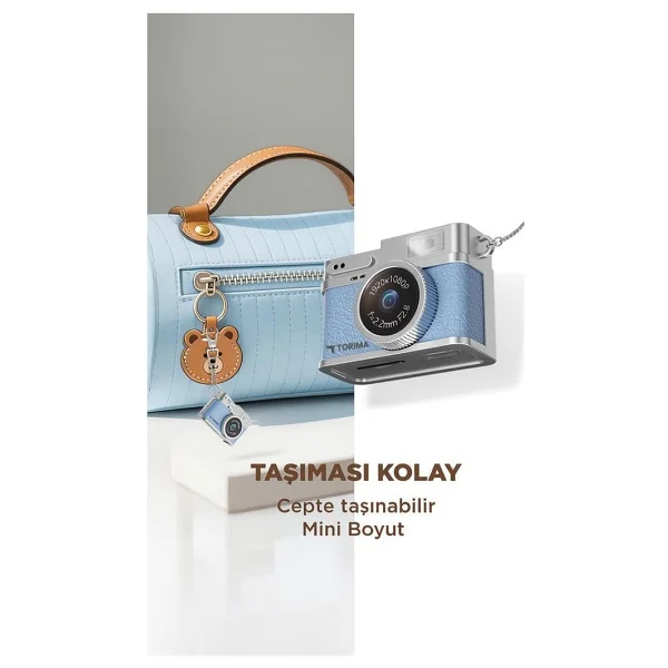 Torima Cmr35 Mavi Dijital Fotoğraf Makinesi - Görsel 5