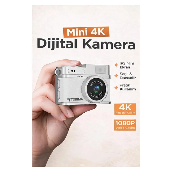 Torima Cmr35 Beyaz Dijital Fotoğraf Makinesi - Görsel 2