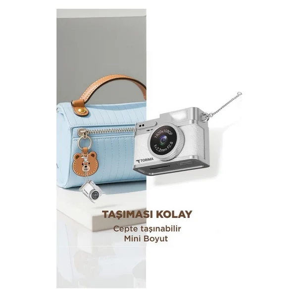 Torima Cmr35 Beyaz Dijital Fotoğraf Makinesi - Görsel 4