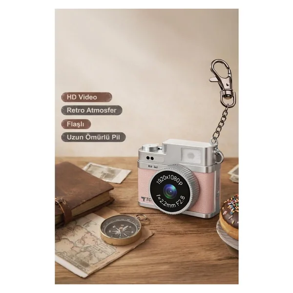 Torima Cmr35 Pudra Pembe Dijital Fotoğraf Makinesi - Görsel 7
