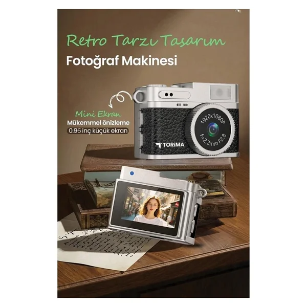 Torima Cmr35 Siyah Dijital Fotoğraf Makinesi - Görsel 5