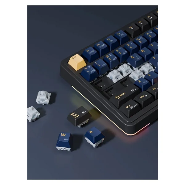 Rampage Quell RGB Tkl Oil Switch Kablosuz Mekanik Oyuncu Klavyesi - Görsel 4