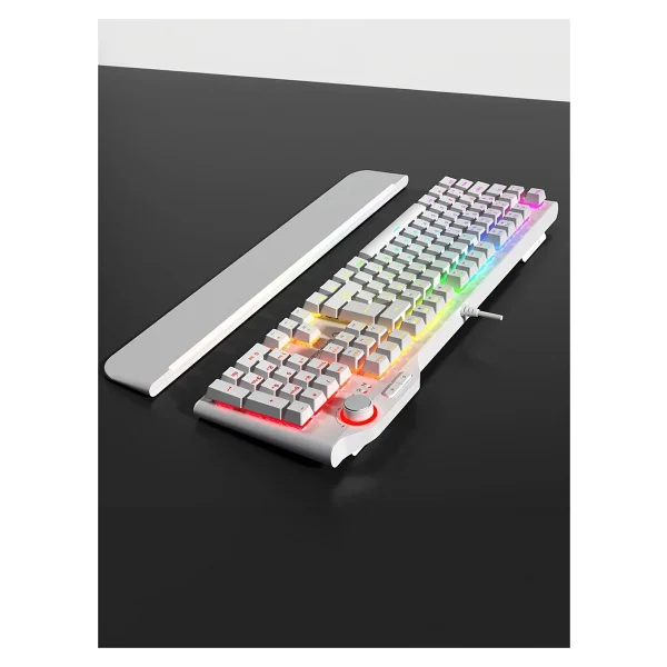 Rampage Hydra R6 Beyaz Red Switch Kablolu Mekanik Oyuncu Klavyesi - Görsel 4