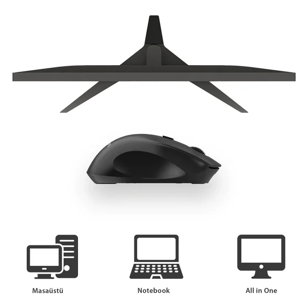Philips Spk7547 Siyah Optik Kablosuz Mouse - Görsel 9