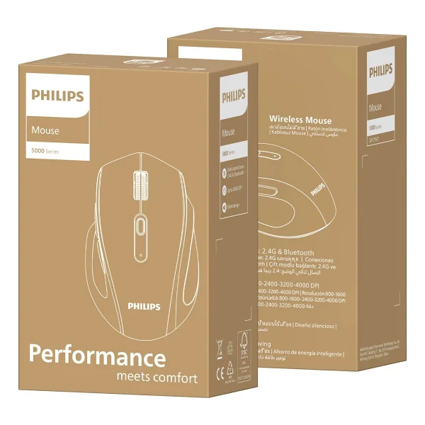 Philips Spk7547 Gri Optik Kablosuz Mouse - Görsel 10