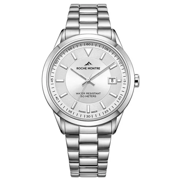 Roche Montre Rmg6007-01 Gümüş Erkek Kol Saati - Görsel 5