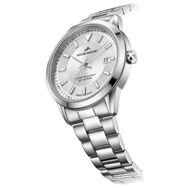 Roche Montre Rmg6007-01 Gümüş Erkek Kol Saati - Görsel 3