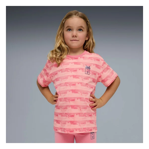 Puma Gabbys Dollhouse 634927 Kısa Kollu Bisiklet Yaka Çocuk Tişört - Görsel 6