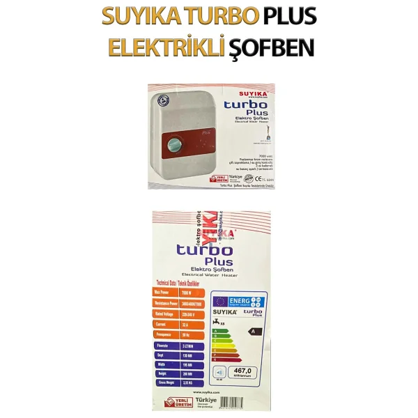 Suyıka Turbo Plus Elektrikli Şofben - Görsel 3