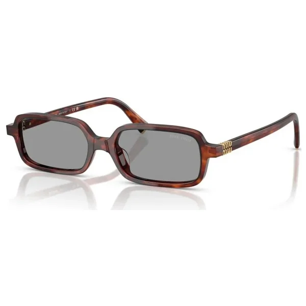 Miu Miu Regard 11zs 21c40o Havana Mahogany-Grey Kadın Güneş Gözlüğü - Görsel 4