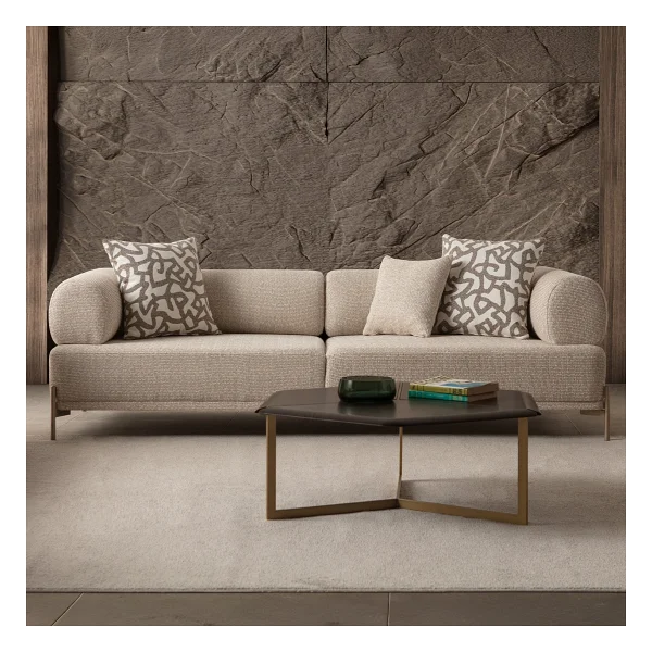 Edsy Home Mokka 3+3 Koltuk Takımı Krem Renk - Görsel 3