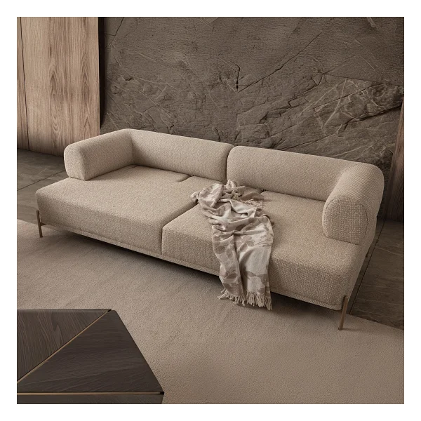 Edsy Home Mokka 3+3 Koltuk Takımı Krem Renk - Görsel 4