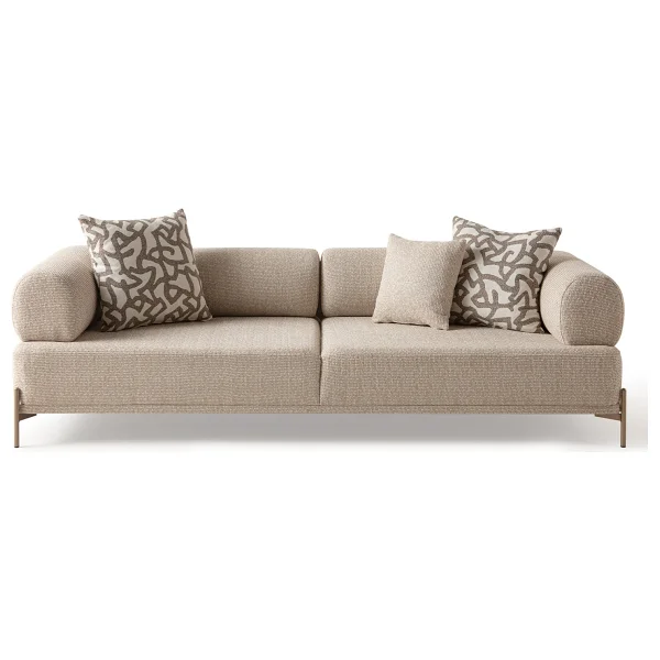Edsy Home Mokka 3+3 Koltuk Takımı Krem Renk - Görsel 9