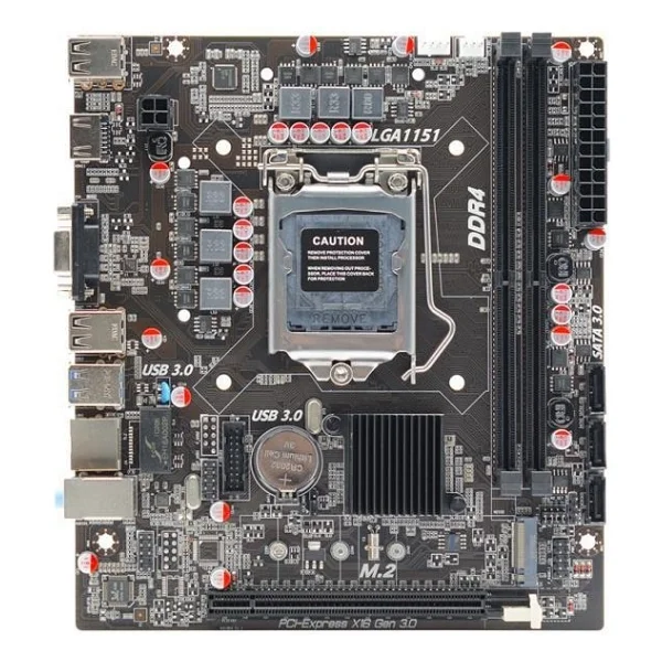 Afox Ih310c-Ma6-V4 Intel Lga1151 DDR4 Micro Atx Anakart - Görsel 4