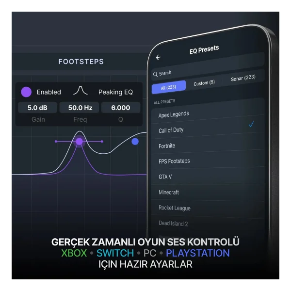 Steelseries Arctis Nova 7x Gen 2 Kablolu/Kablosuz Kulak Üstü Oyuncu Kulaklığı - Görsel 8