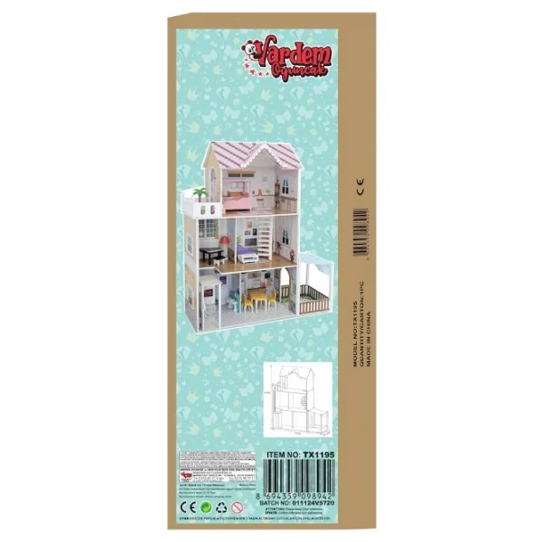 Vardem 3 Katlı 15 Parça Aksesuarlı Ev Set 120X104X36.4CM - Görsel 2