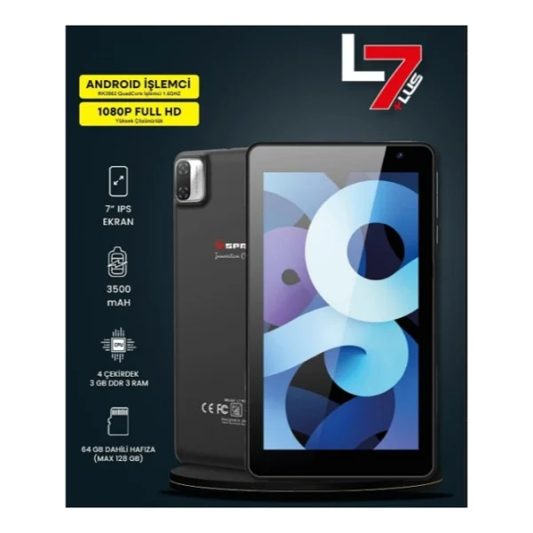 7" Ips Ekran 4 Çekirdek 3gb/64gb Tablet PC - Görsel 2