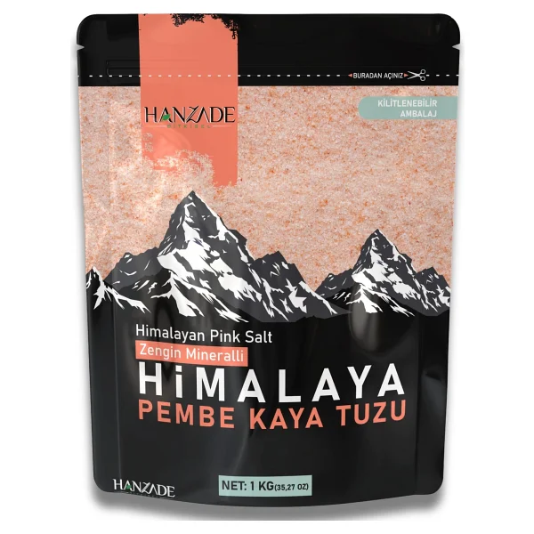 Hanzade Pembe Toz Himalaya Tuzu 1 Kg - Görsel 4