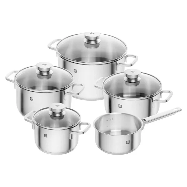 Zwilling 666700000 Focus 9 Parça Çelik Tencere Seti - Görsel 2