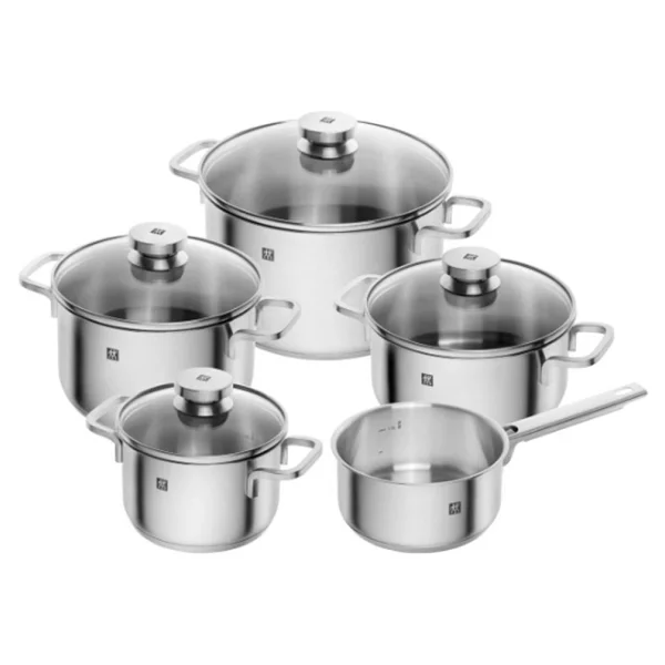 Zwilling 666700000 Focus 9 Parça Çelik Tencere Seti - Görsel 6