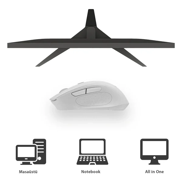 Philips Spk7547 Beyaz Optik Kablosuz Mouse - Görsel 8