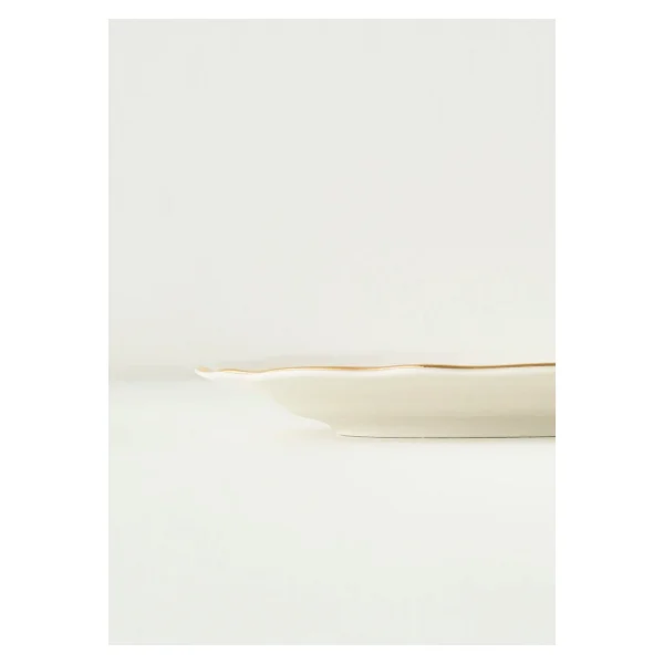 Bella Maison Victoria Gold 20 cm Porselen Sunum Tabağı - Görsel 6