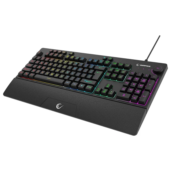 Rampage Simula Kb-Gx65 Siyah RGB Kablolu Oyuncu Klavyesi - Görsel 4